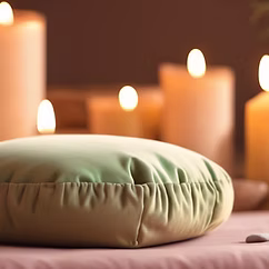 Wellness and relaxation setting